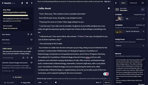 narrative generator|NovelAI .